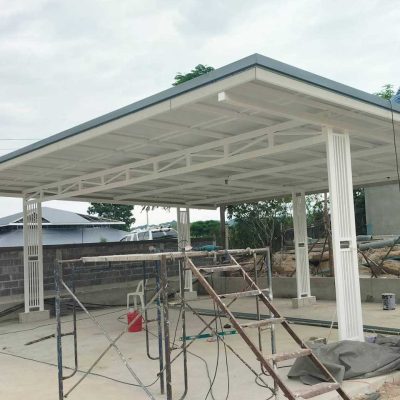 งานโรงรถบ้านพัก-ชิ้นงานเหล็ก เขาใหญ่